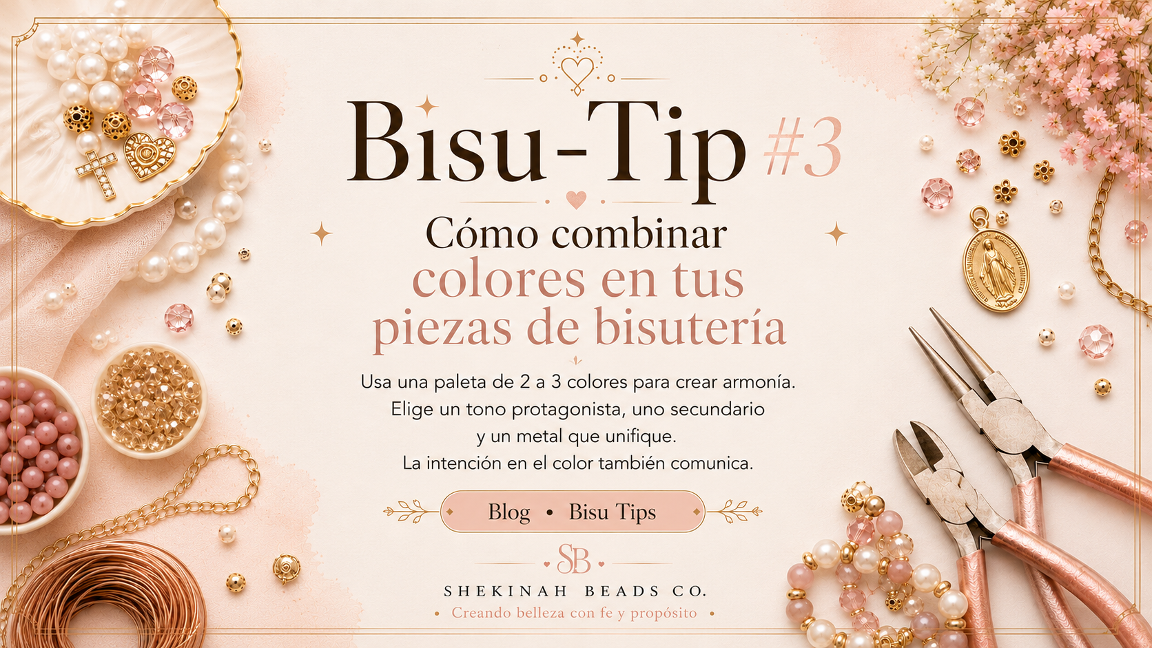 Cómo combinar colores en tus piezas de bisutería