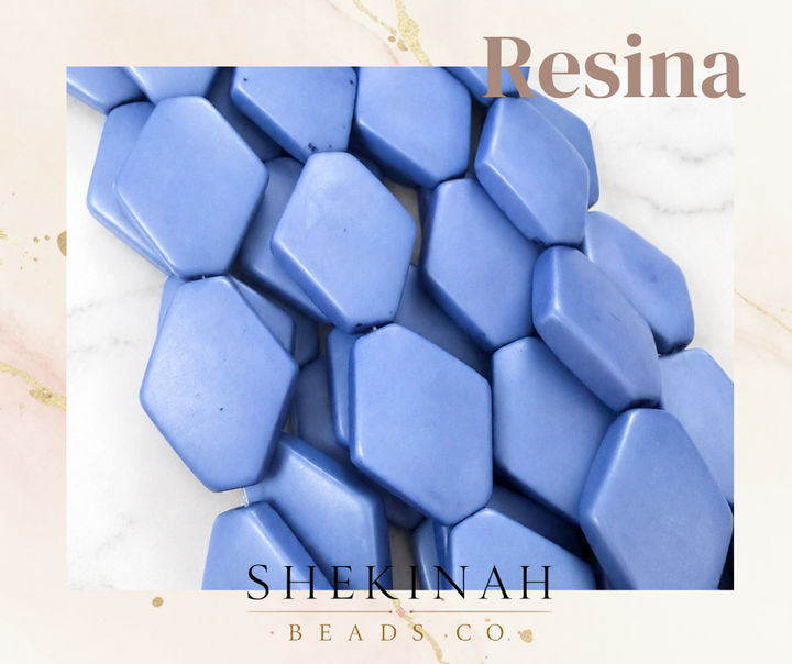 Beads Geométricos Mate de Resina