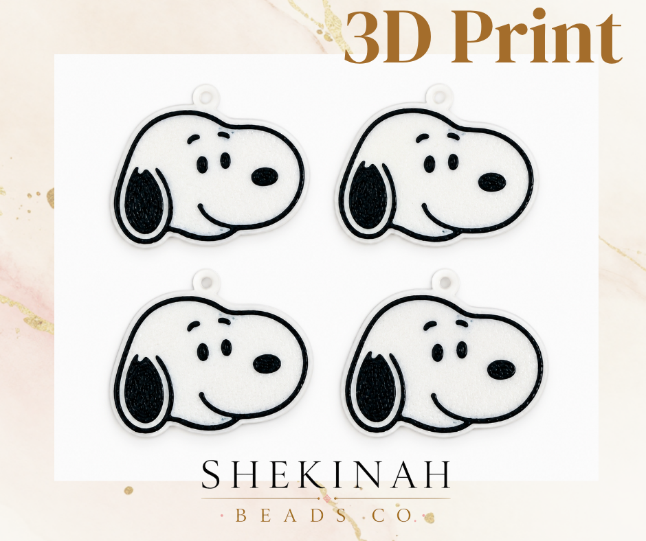 Charm 3D Carita Snoopy