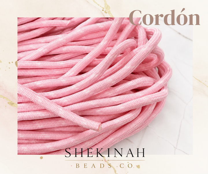 Cordón Paracord con Detalles Blancos 5mm