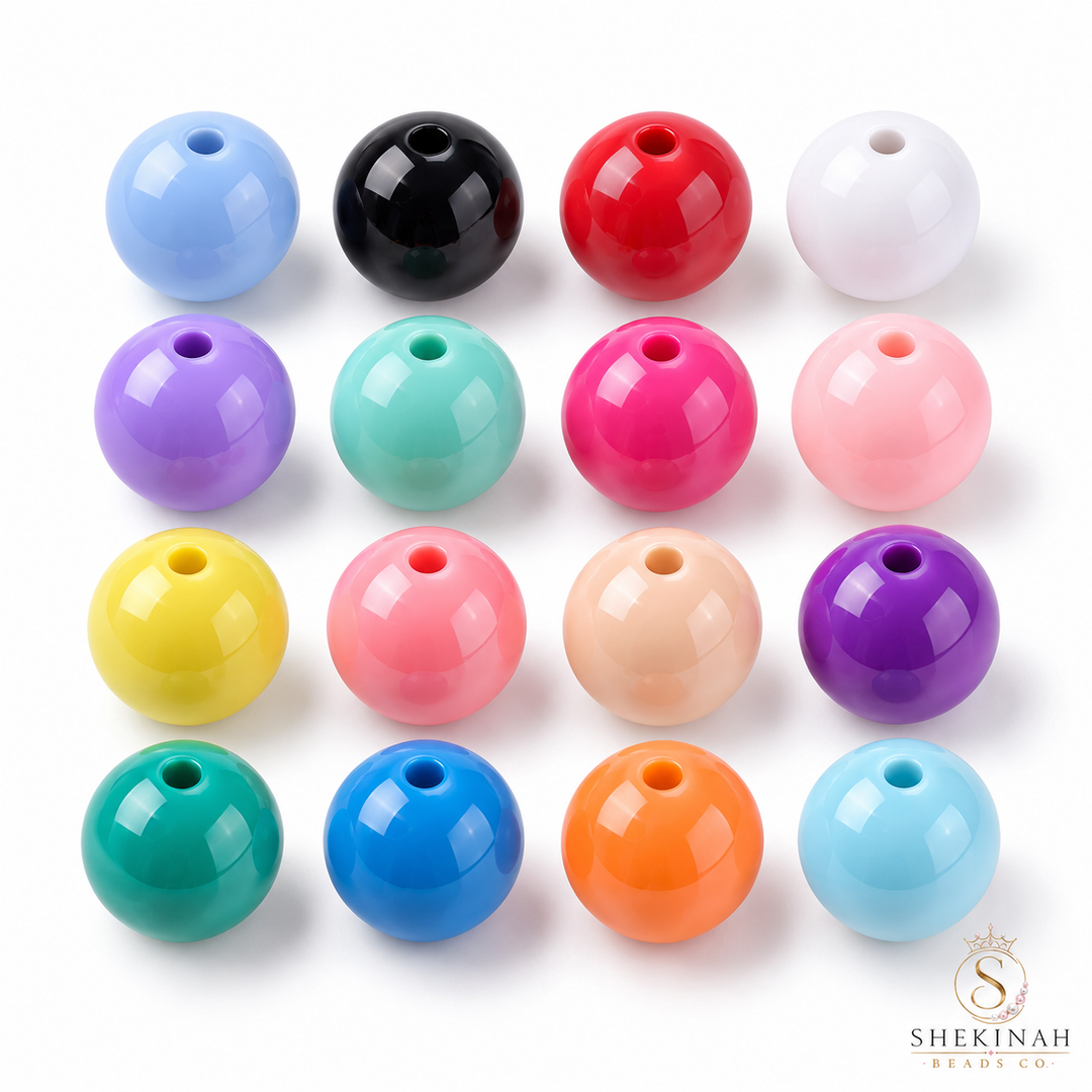Bolas Chicle Acrílicas | 20mm | 5pc