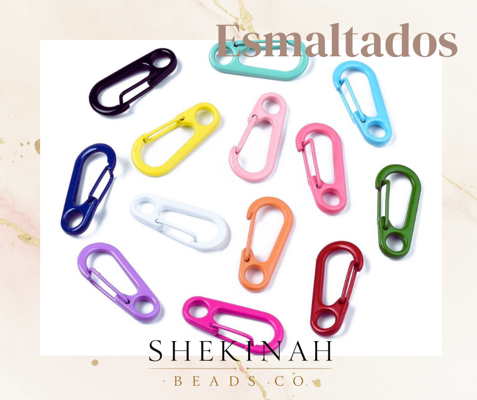 Llaveros esmaltados multicolor para bisutería y accesorios personalizados
