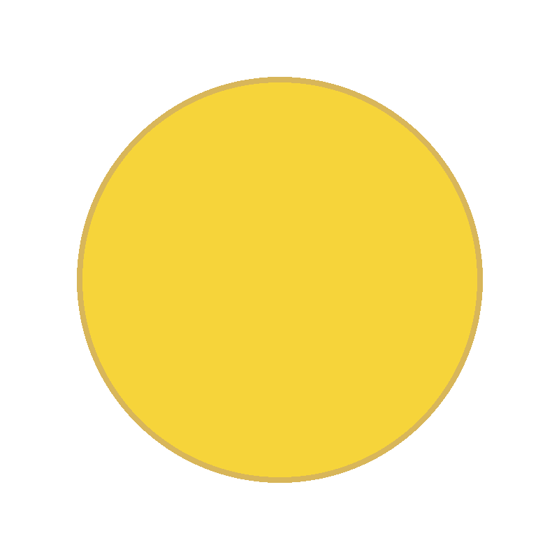 Muestra de color Amarillo para Abecedario Letras 3D