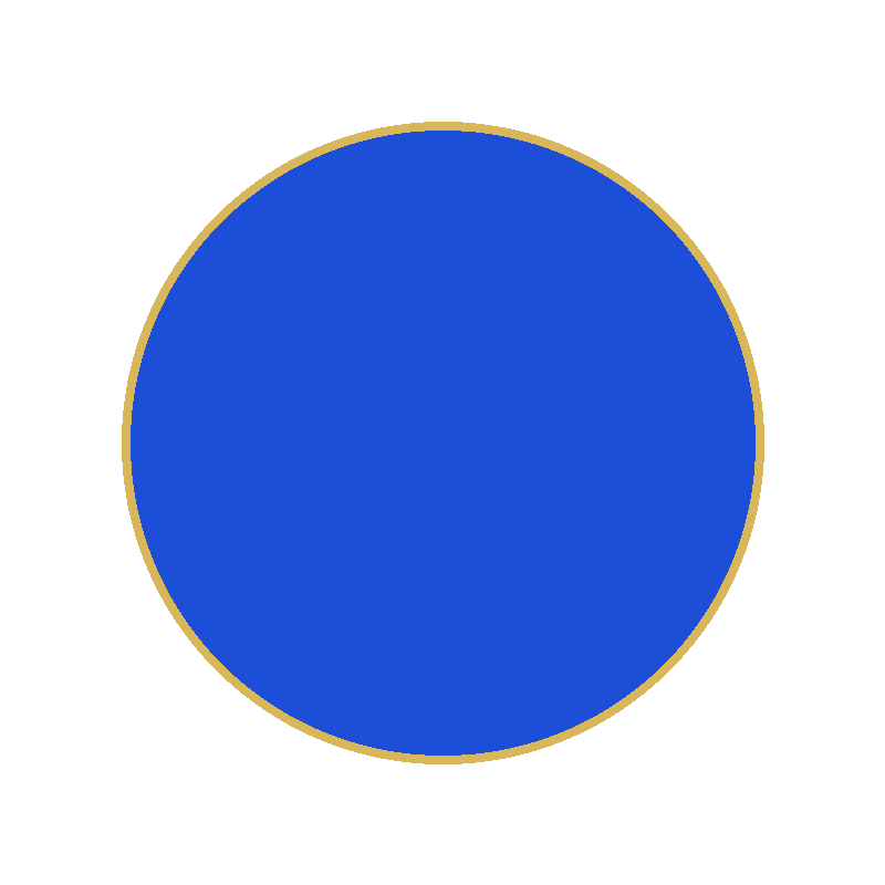 Muestra de color Azul royal para Abecedario Letras 3D
