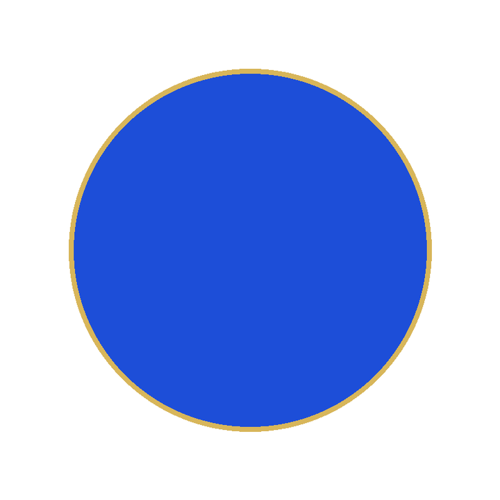 Muestra de color Azul royal para Abecedario Letras 3D