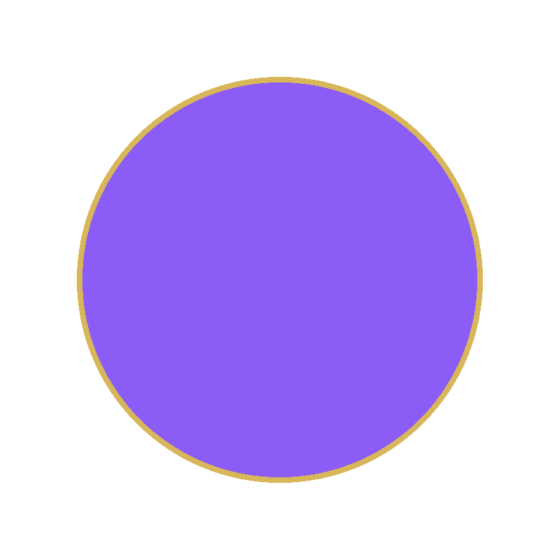Muestra de color Violeta para Abecedario Letras 3D