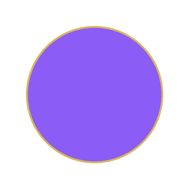 Muestra de color Violeta para Abecedario Letras 3D