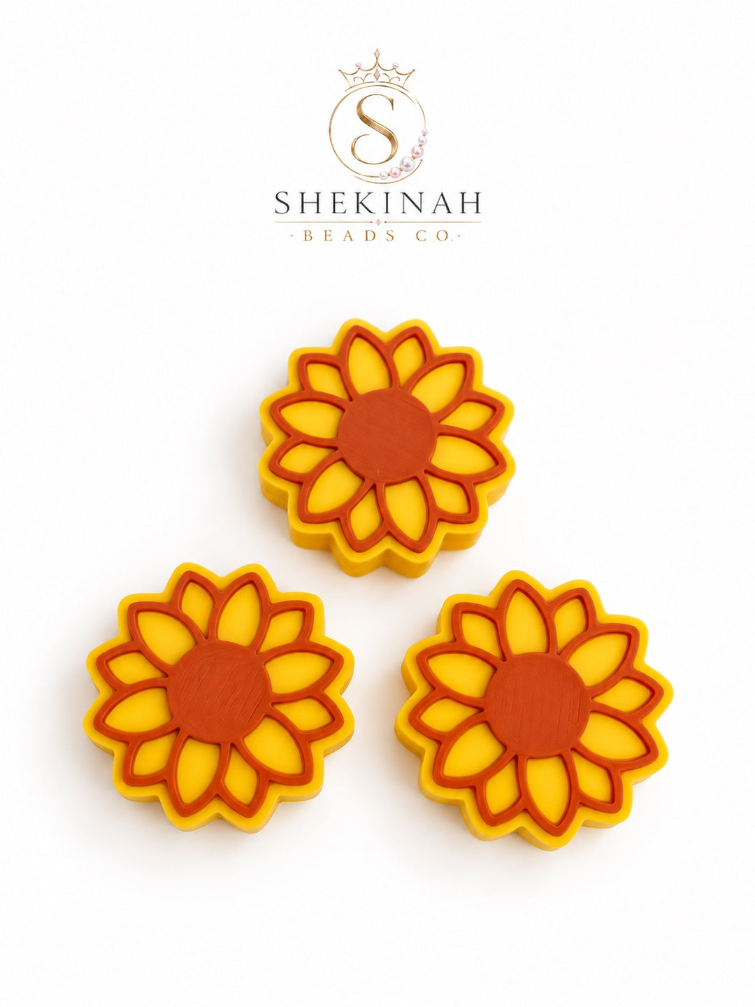 Bead 3D Girasol – Florece con Alegría – Shekinah Beads Co.