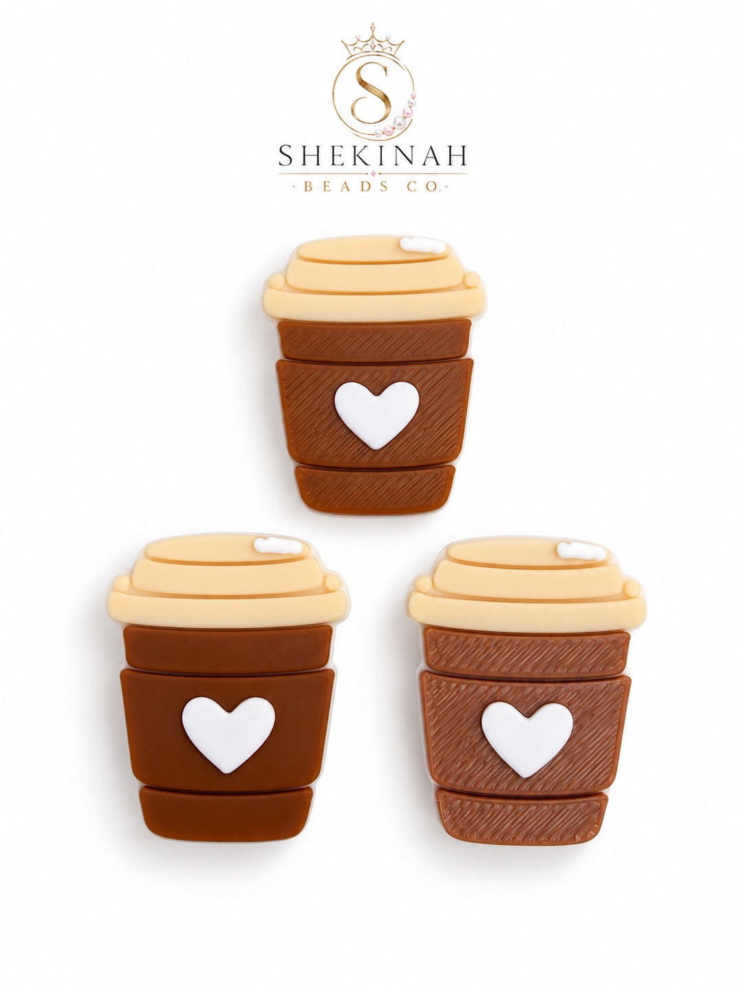 Bead 3D Café con Corazón – Coffee Love – Shekinah Beads Co.