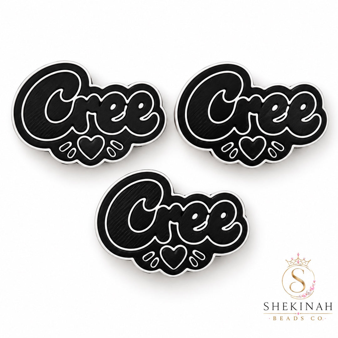 Cree 3D negro con blanco