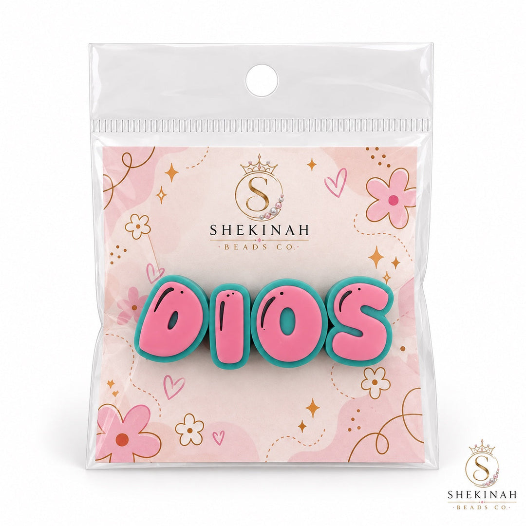 Variante rosa y turquesa del kit de beads 3D Shekinah Beads Co.