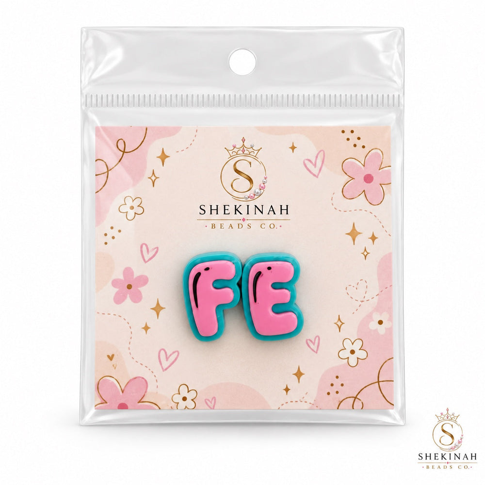 Variante rosa y turquesa del kit de beads 3D Shekinah Beads Co.