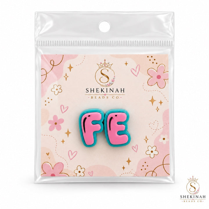 Variante rosa y turquesa del kit de beads 3D Shekinah Beads Co.