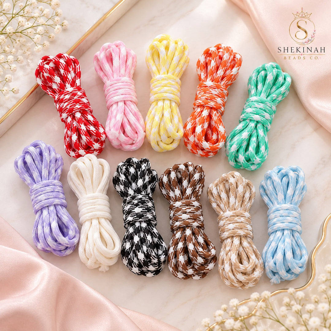 Cordón Paracord 5 mm en once colores disponibles, Shekinah Beads Co.